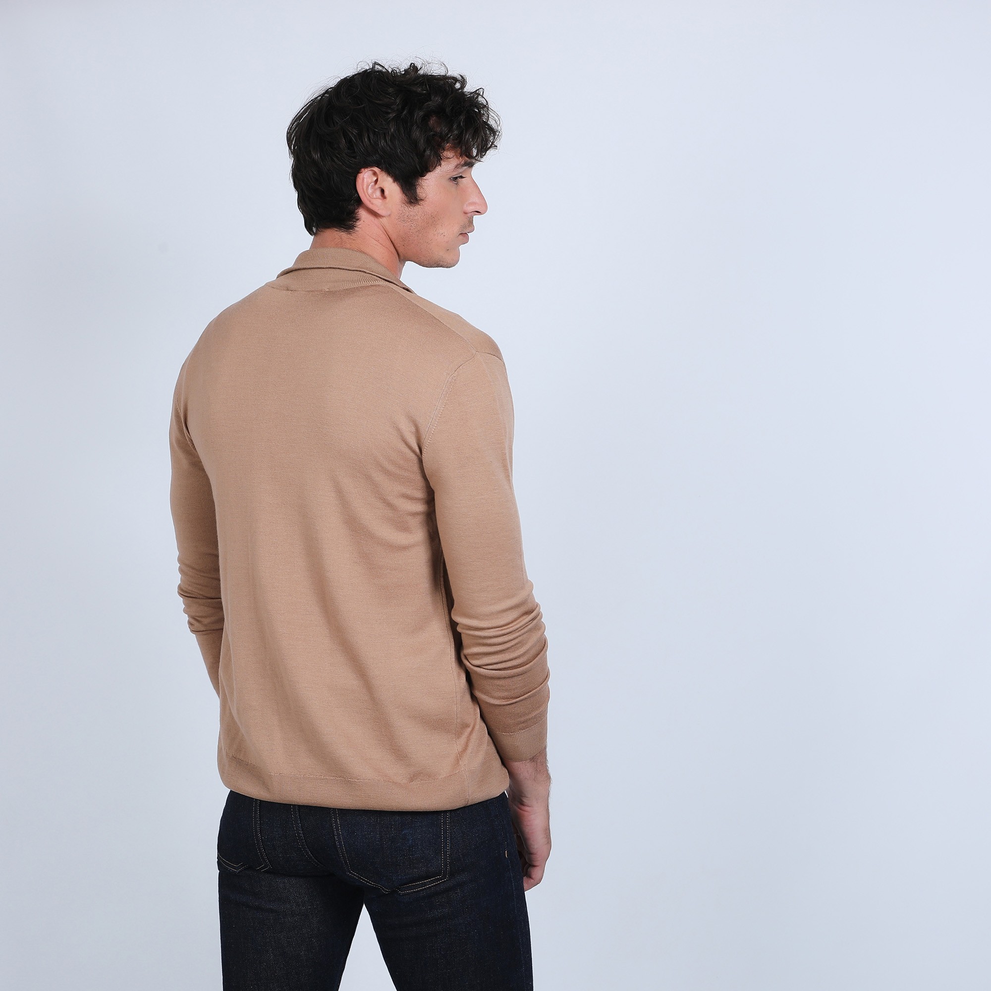 Gilet zippé en laine mérinos - Bastian