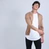 Gilet zippé en laine mérinos - Bastian