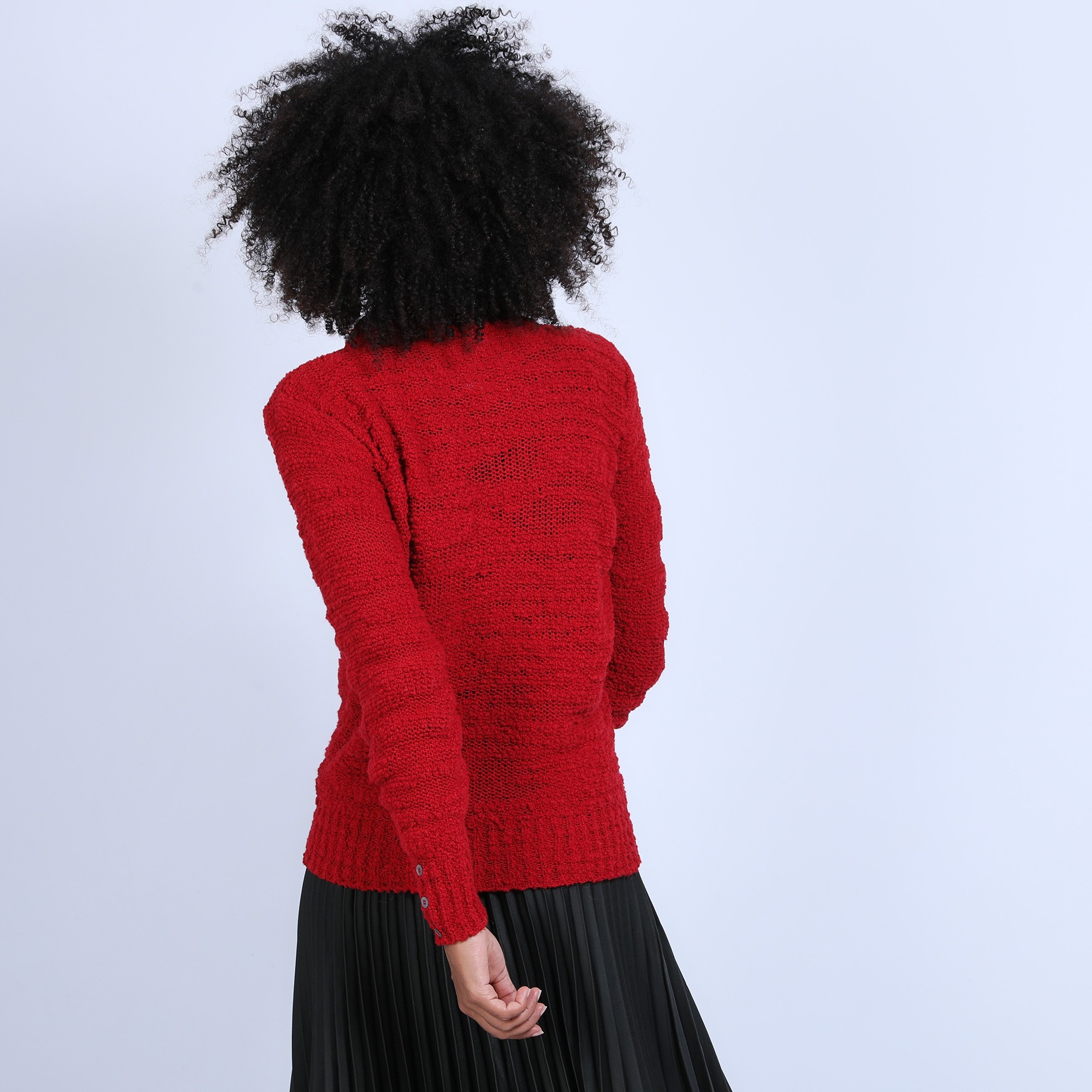 Pull col montant manches boutonnées - Sumaya
