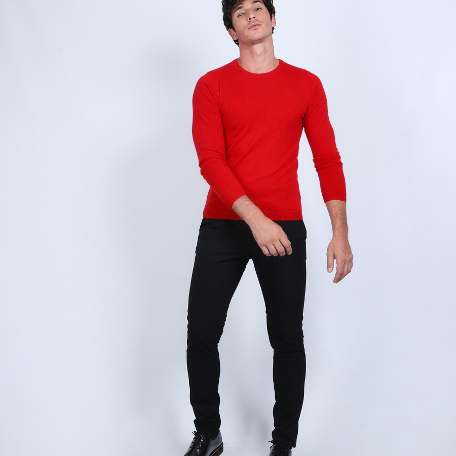 Suéter de cashmere com gola redonda - Evain