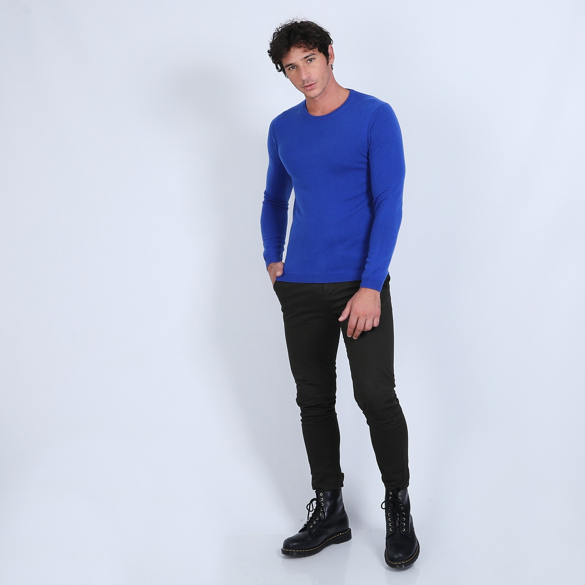Pull col rond en cachemire - Benoit