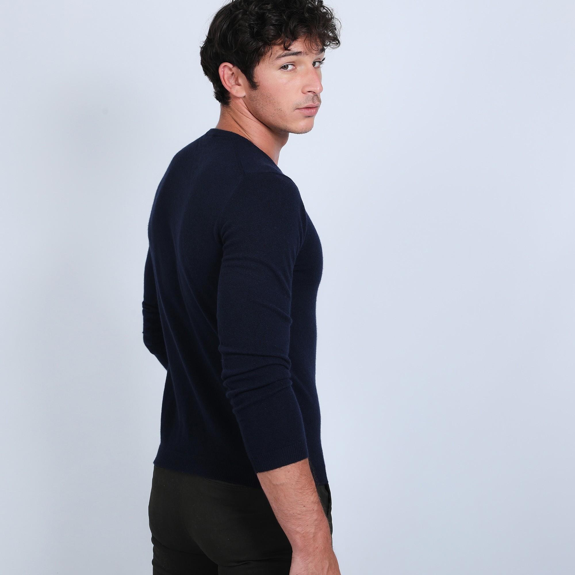 Pull col rond en cachemire - Benoit