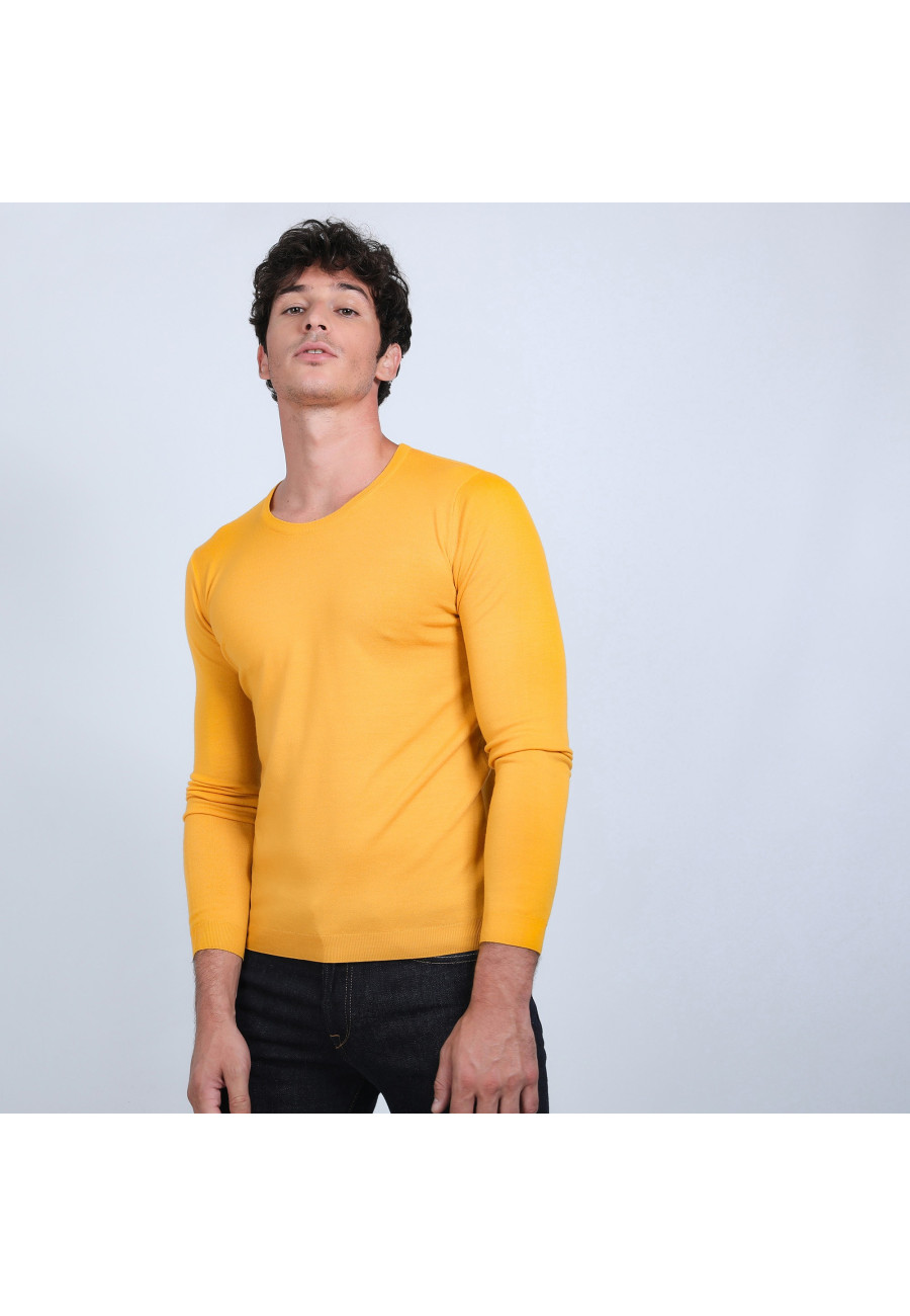V-neck jumper in merino wool - Eddie