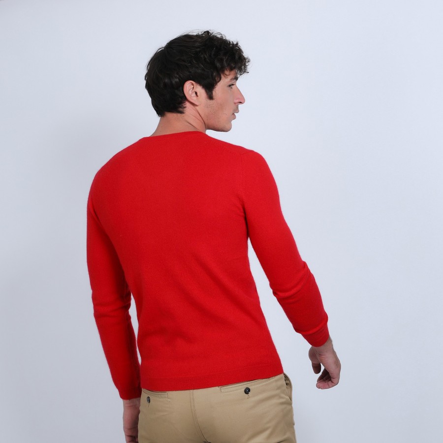 V-neck jumper in cashmere - Evann