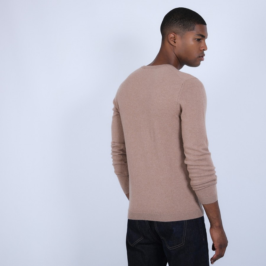 V-neck jumper in cashmere - Evann
