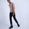 Pull col V en cachemire - Benjamin 6630 camel - 88 camel