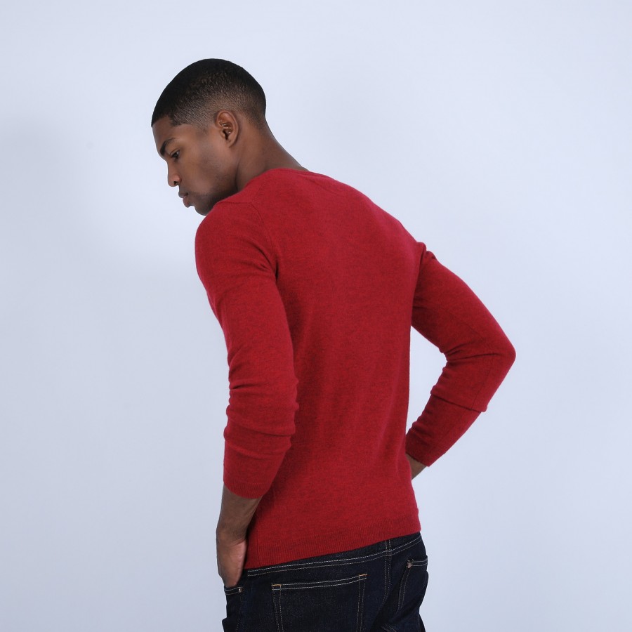 V-neck jumper in cashmere - Evann