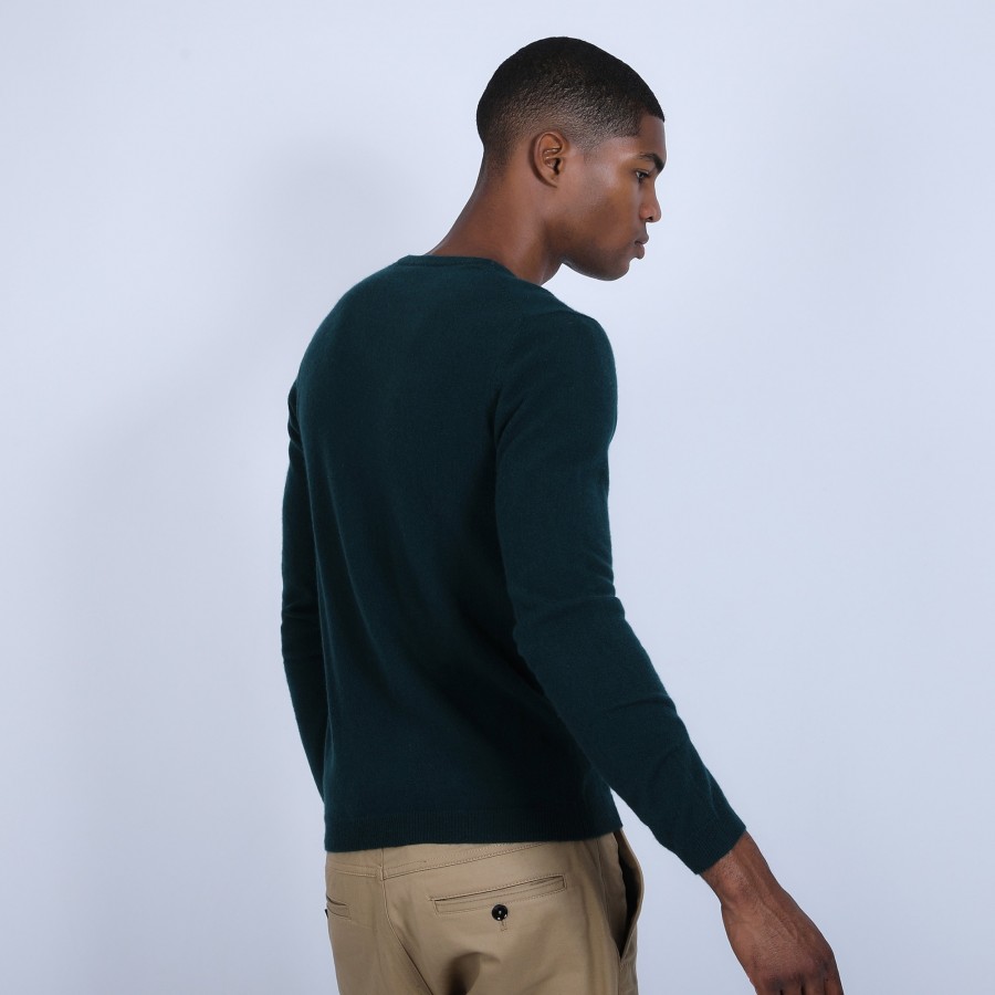 V-neck jumper in cashmere - Evann