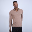 Pull col zippé en cachemire 2 fils - Blaise 6630 camel - 88 camel