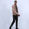Gilet zippé en cachemire 4 fils - Balthazar 6630 camel - 88 camel