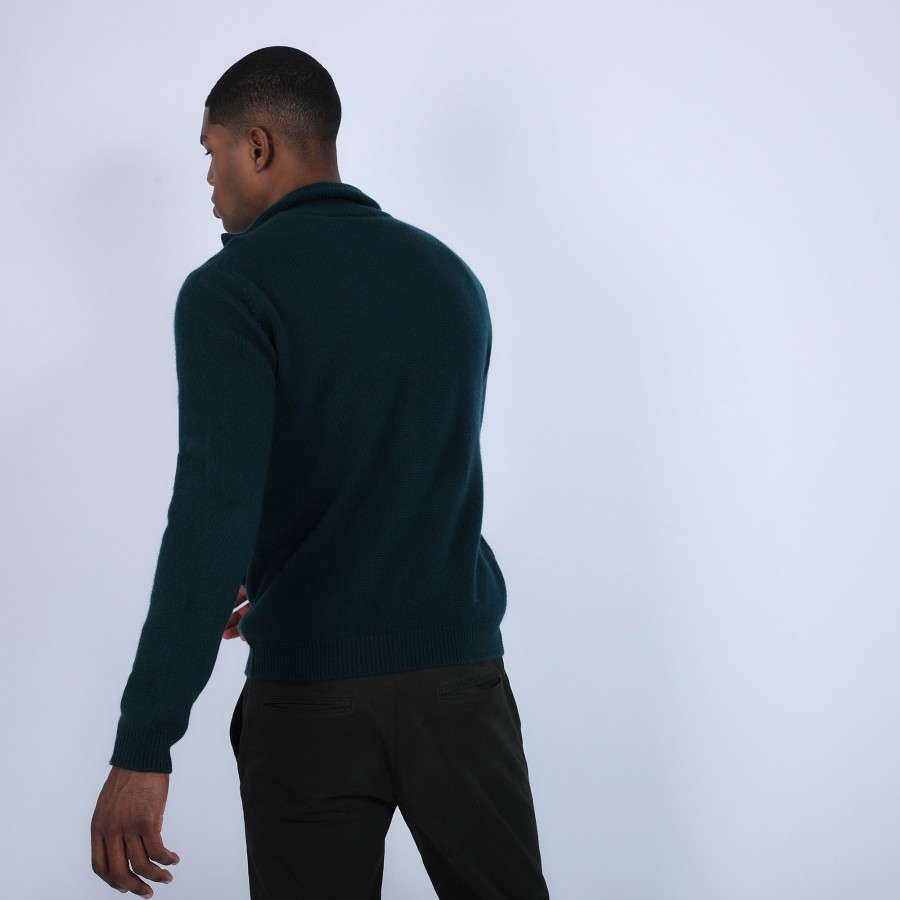 Gilet zippé cachemire 4 fils - Balthazar