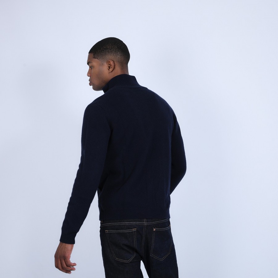 Gilet zippé cachemire 4 fils - Balthazar