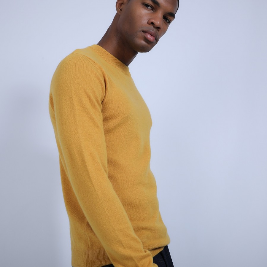 Button shoulder 4-ply cashmere jumper - Bonifas