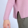 Pull col rond boutons arrière - Becky