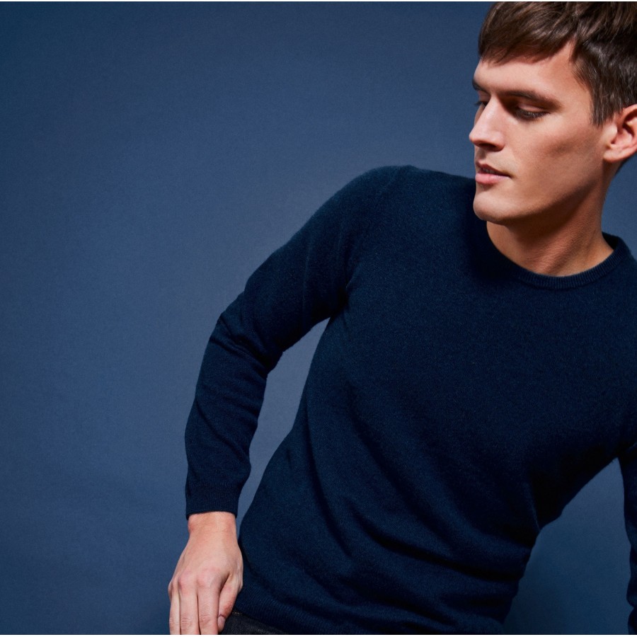 Suéter de cashmere com gola redonda - Evain