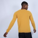 Pull col rond en cachemire - Benoit 6660 cannelle - 89 Moutarde