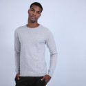 Pull col rond en cachemire - Benoit 6612 gris clair - 11 Gris clair