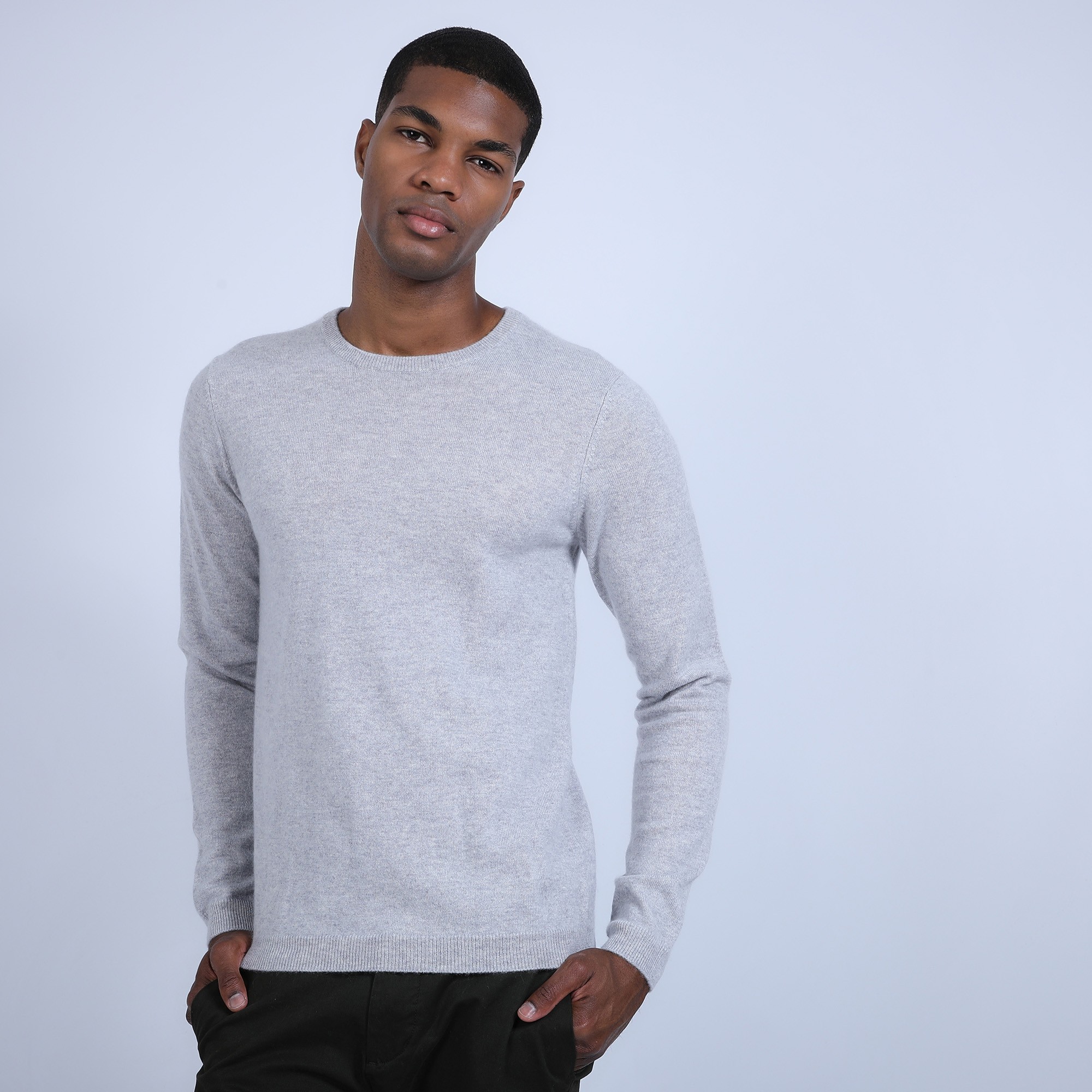 Pull col rond en cachemire - Benoit