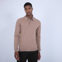 Pull col polo en cachemire - Billy 6630 camel - 88 Camel