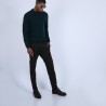 Pull col polo en cachemire - Billy 6642 emeraude - 21 Vert foncé