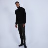 Pull col roulé en cachemire - Bruno 6610 noir - 01 Noir