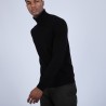 Pull col roulé en cachemire - Bruno 6610 noir - 01 Noir