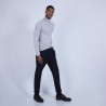 Pull col roulé en cachemire - Bruno 6612 gris clair - 11 Gris clair