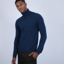 Pull col roulé en cachemire - Bruno 6641 crique - 03 Bleu foncé