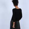Pull col bateau avec petite poche - Bal