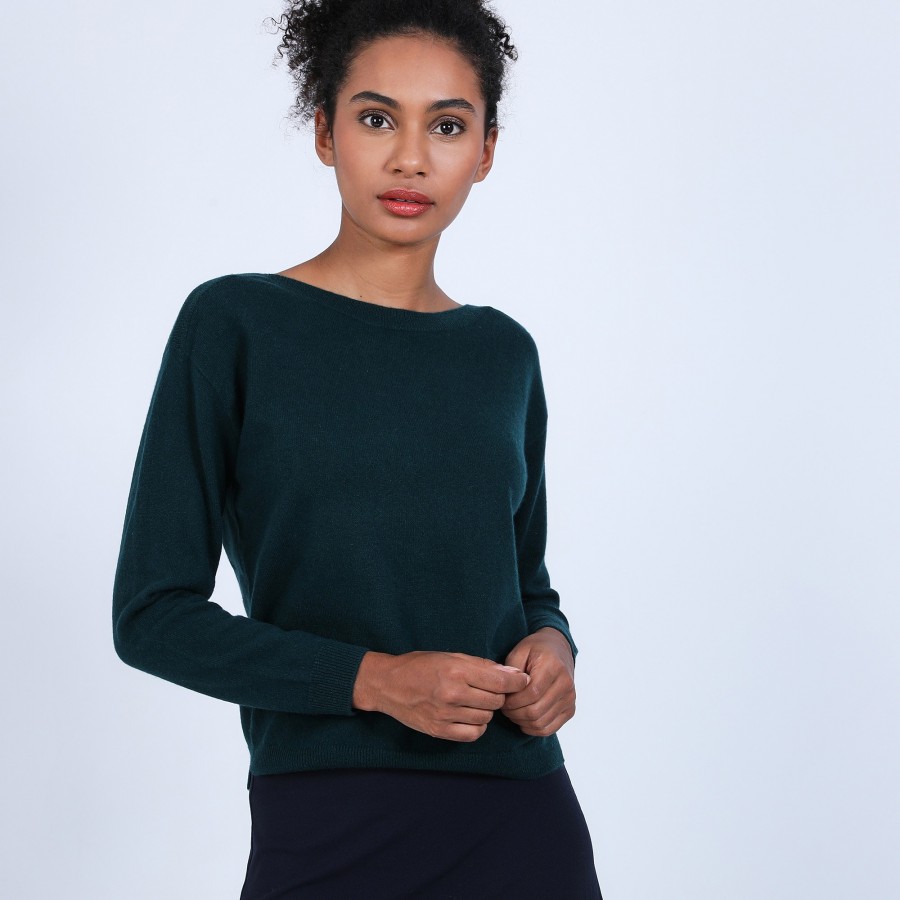 Pull col bateau en cachemire - Bal