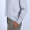 Pull ample avec poche - Balba 6612 gris clair - 11 Gris clair