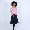 Pull ample avec poche - Balba 6683 buvard - 25 Rose moyen