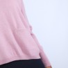 Pull ample avec poche - Balba 6683 buvard - 25 Rose moyen