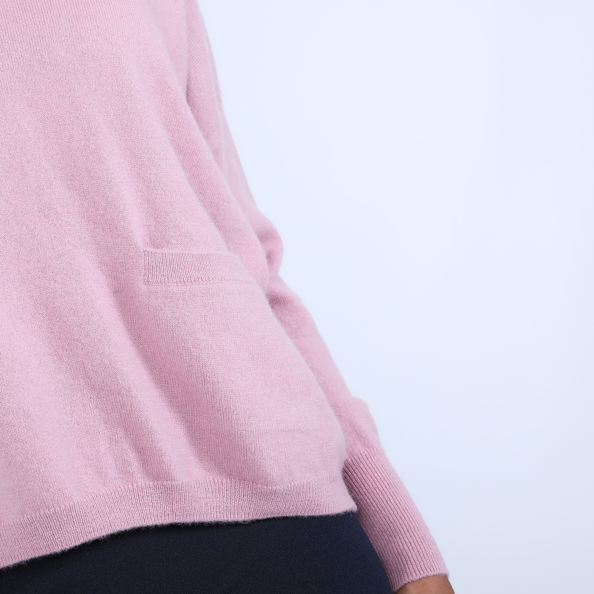 Pull ample avec poche - Balba 6683 buvard - 25 Rose moyen