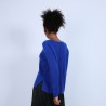 Pull col rond boutons arrière - Becky