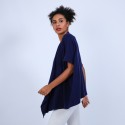 Gilet kimono sans manches - Harriet 6646 indigo - 75 Bleu nuit