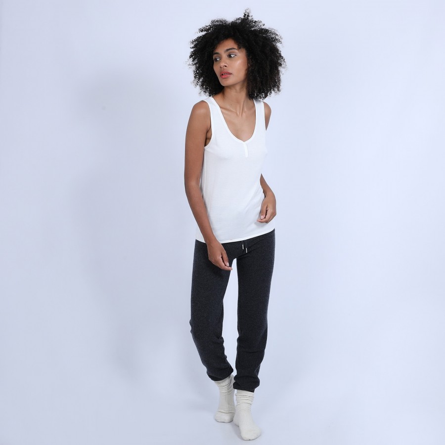 Bamboo cachemere tank top - Hoatti