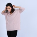 Loose V-neck cashmere jumper – Hilary