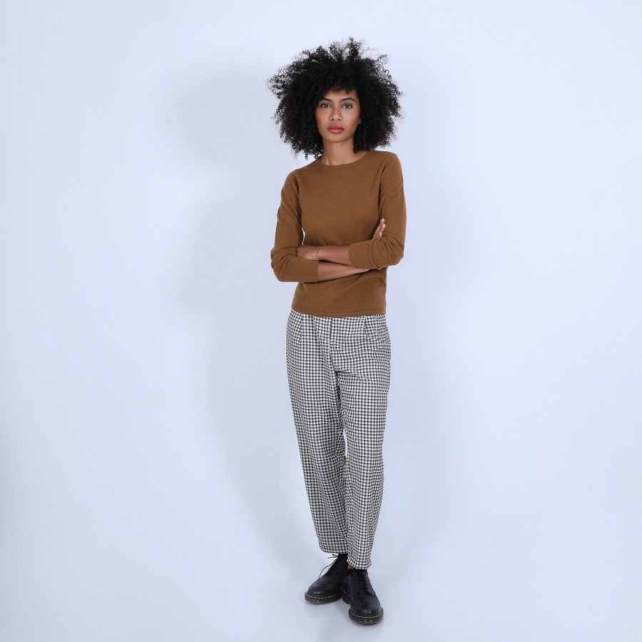 Round neck cashmere sweater - Evana