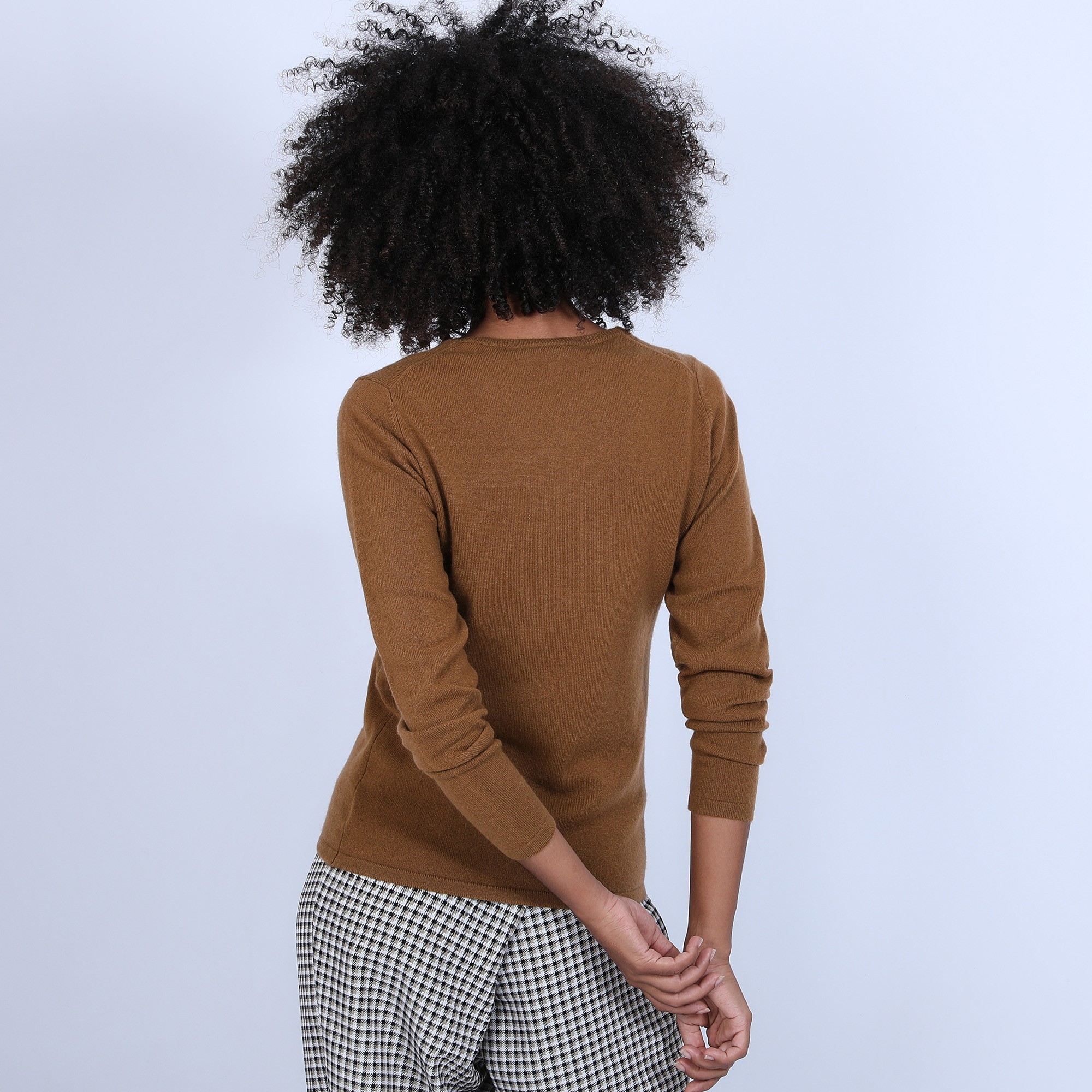 Round neck cashmere sweater - Evana