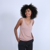 Débardeur en bambou cachemire - Hoatti 6684 PETALE - 14 beige foncé