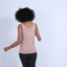 Débardeur en bambou cachemire - Hoatti 6684 PETALE - 14 beige foncé