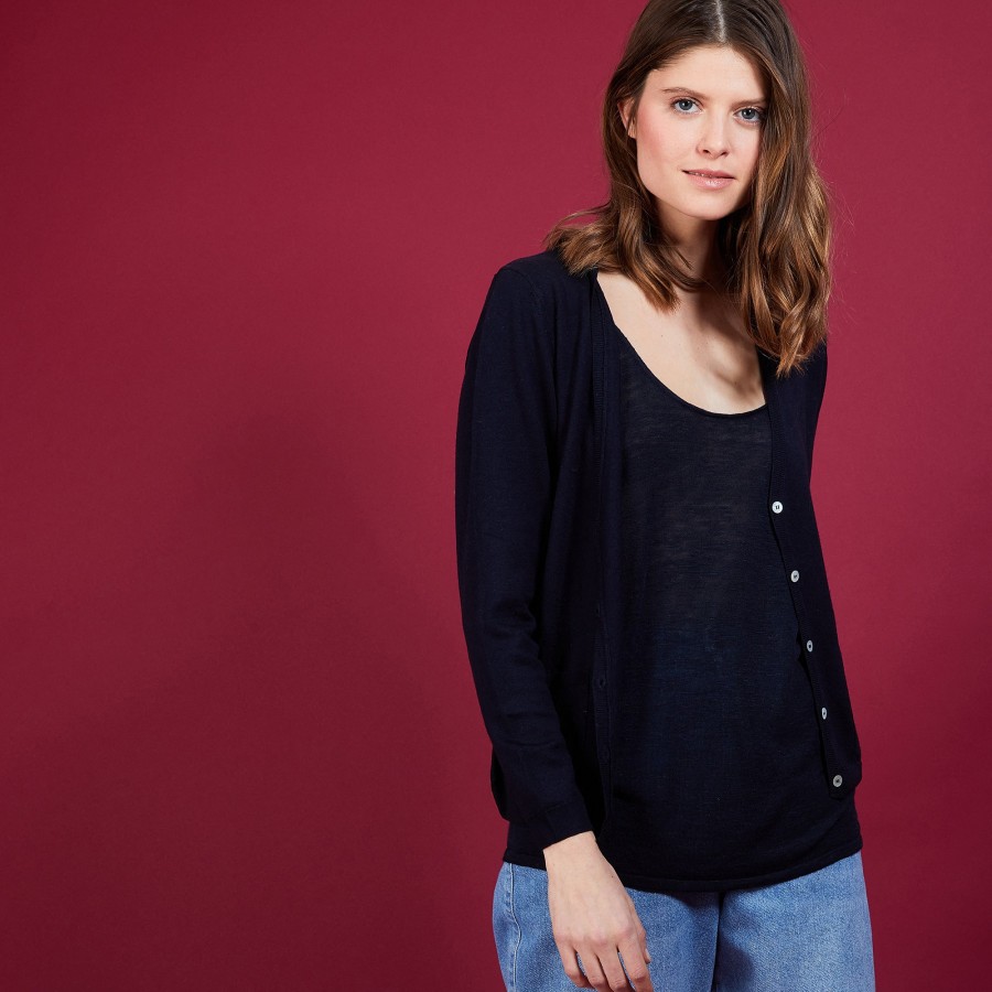 100% merino wool cardigan - Baby