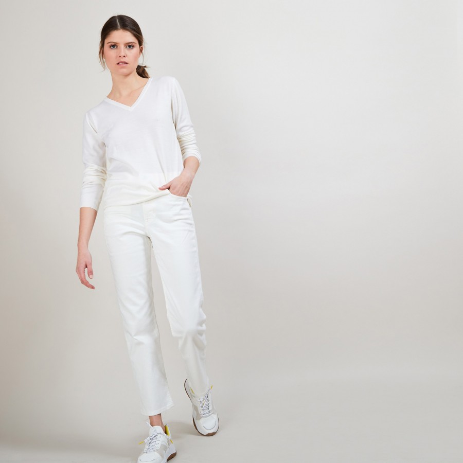 Pull col V en laine - Arya