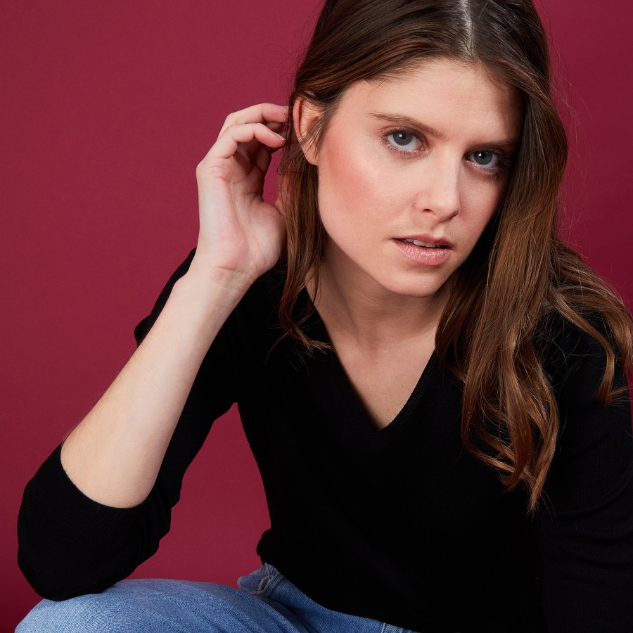 Wool V-neck sweater - Arya