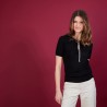 Pull col polo soie naturelle - Alya 6810 noir - 01 Noir