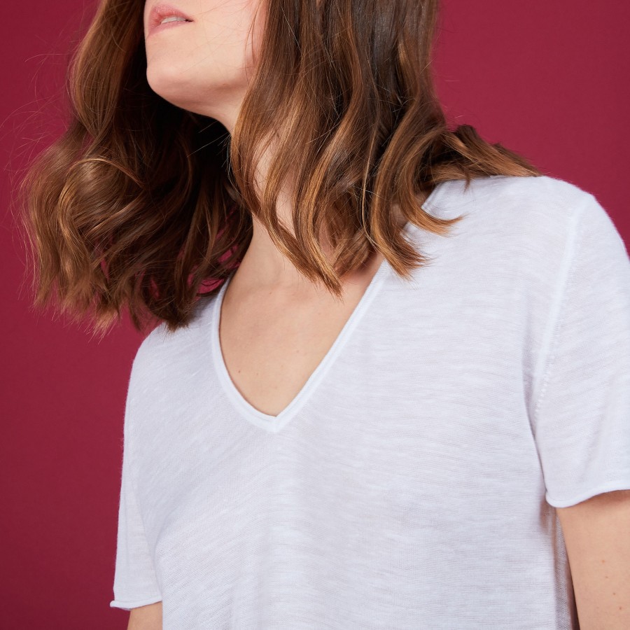 T-shirt en lin flammé - Balkan