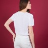 BALKAN  T SHIRT LIN FLAMME