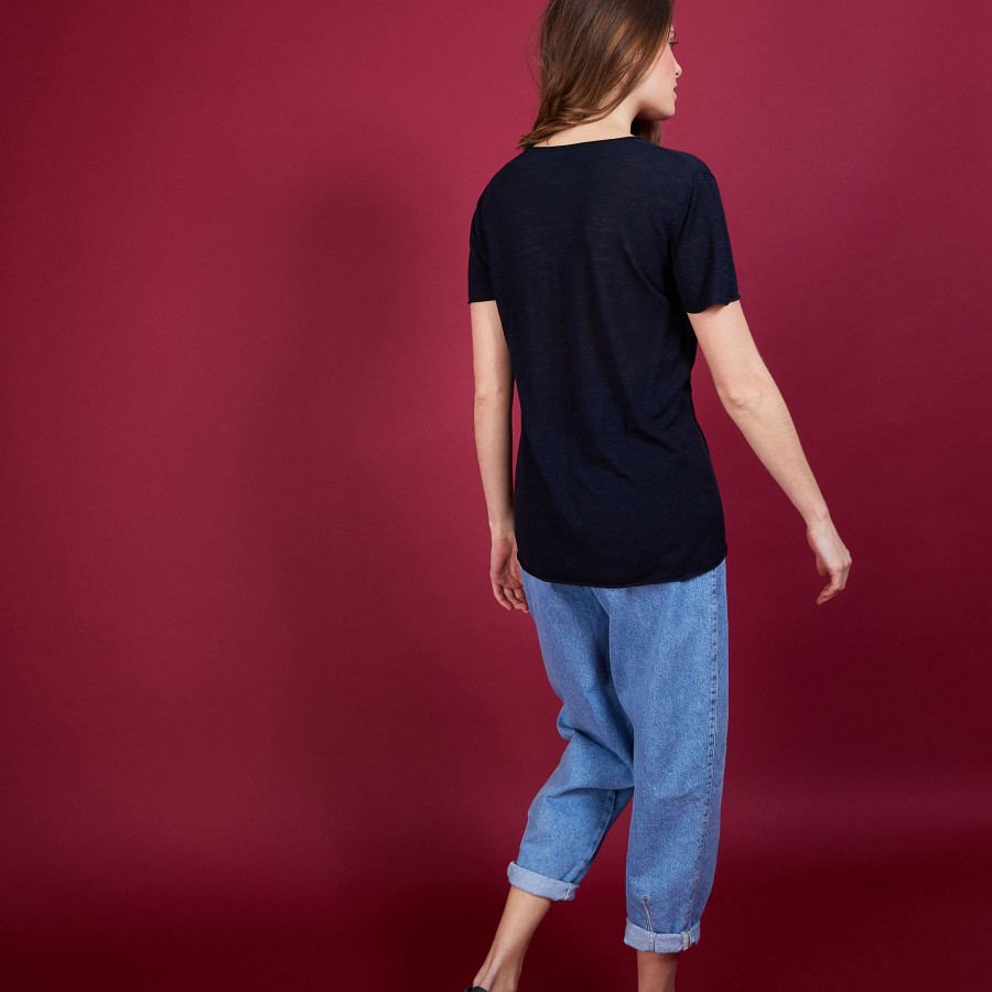 T-shirt en lin flammé - Balkan