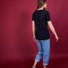 BALKAN  T SHIRT LIN FLAMME